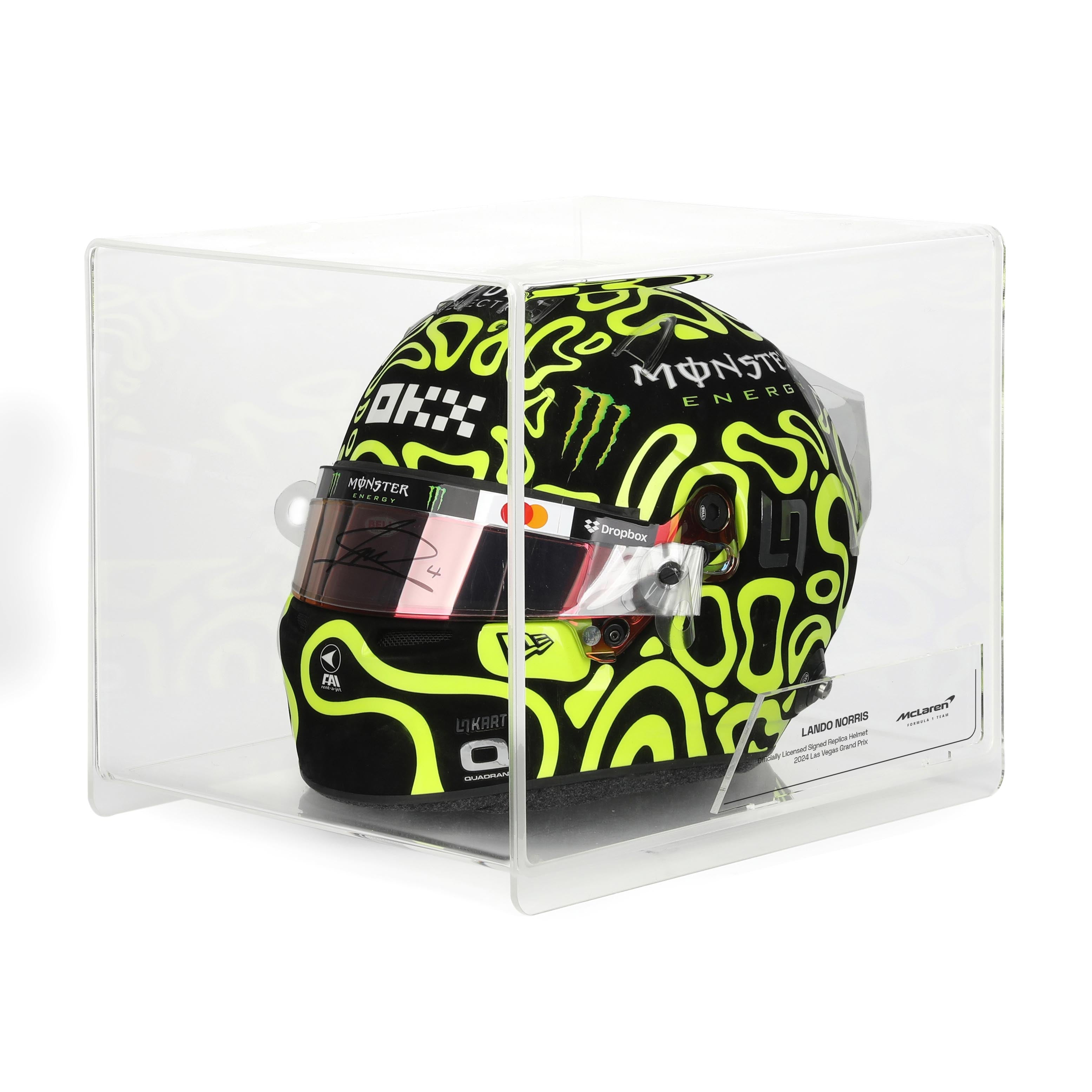 Lando Norris 2024 Signed Replica Helmet - Las Vegas GP