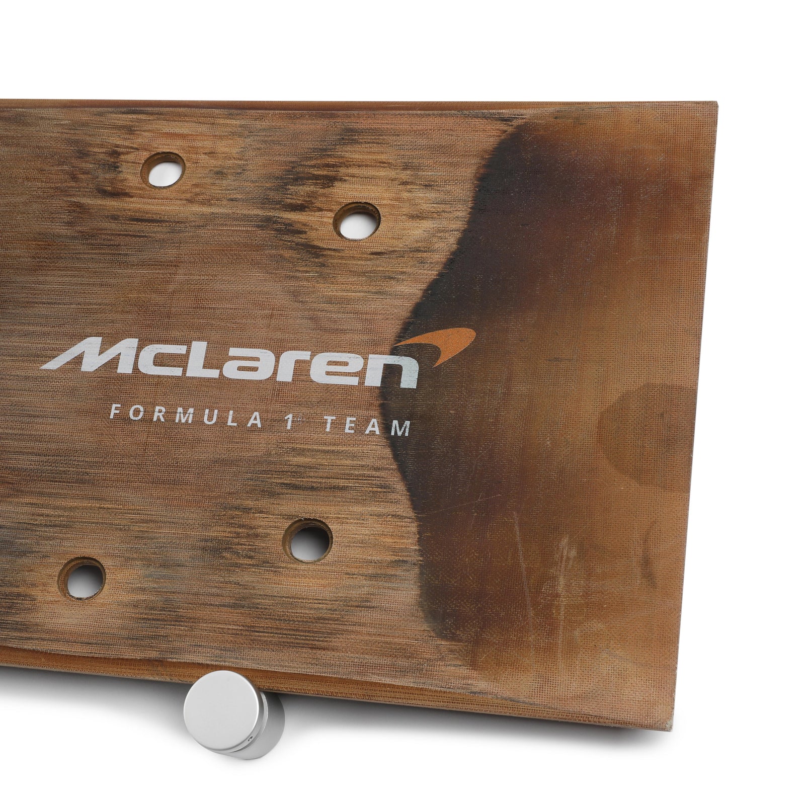 Lando Norris 2024 McLaren Formula One Team Grand Prix Used Rear Skid Plank Wall Art - Canadian GP