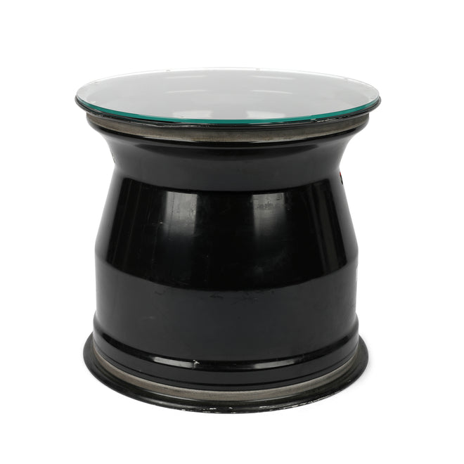 Lando Norris 2024 qualifying-used McLaren Formula 1 Team rear wheel rim table from the Miami Grand Prix