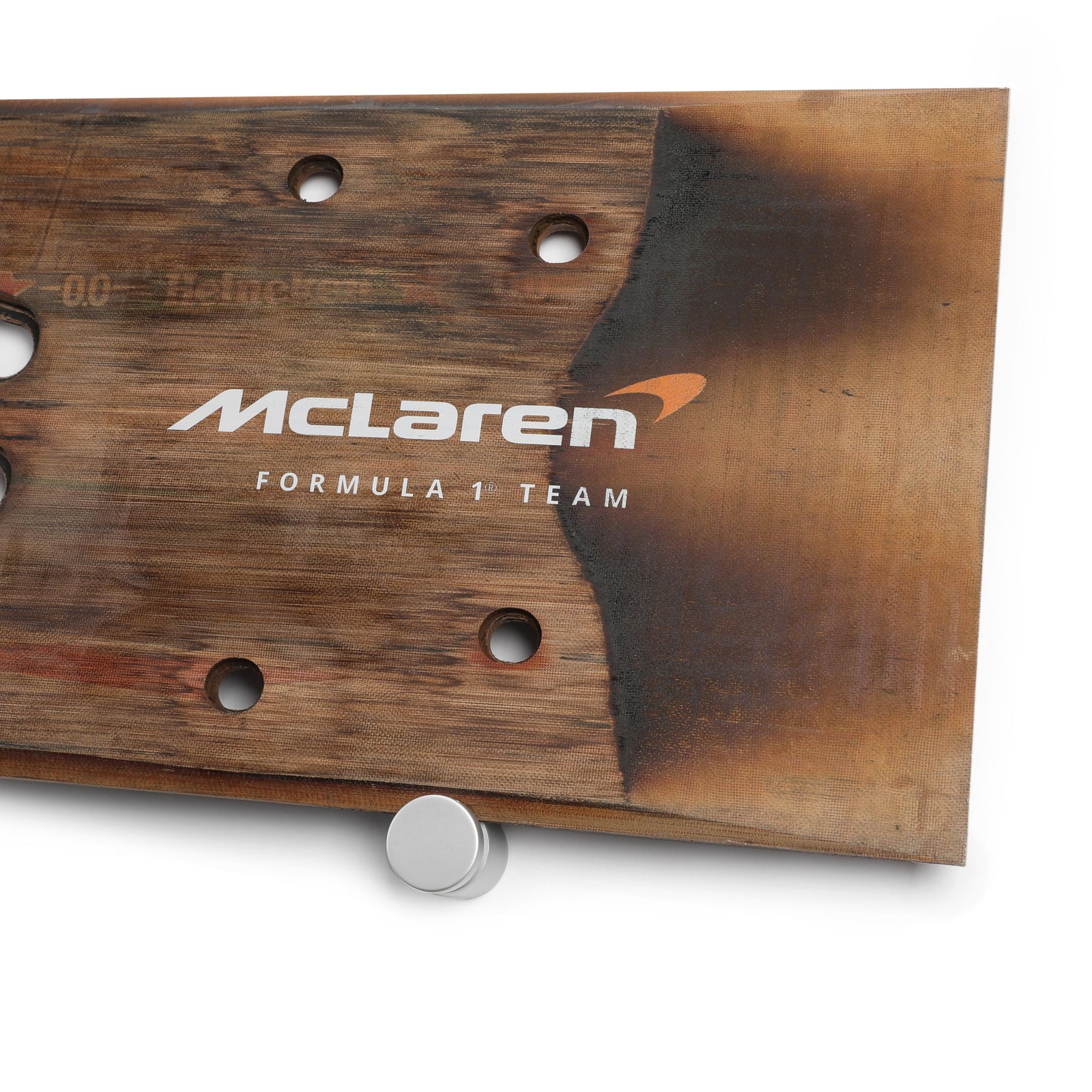 Lando Norris 2024 McLaren Formula One Team Grand Prix Used Rear Skid Plank Wall Art - Hungary
