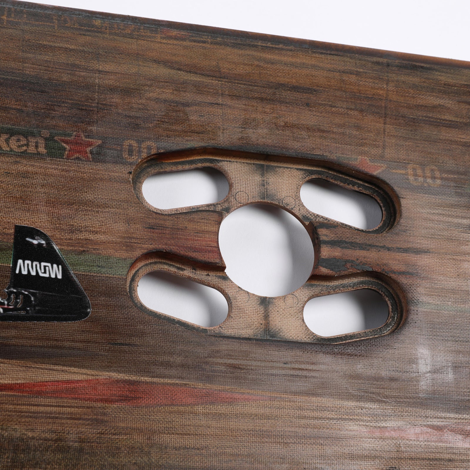 Lando Norris 2024 McLaren Formula One Team Grand Prix Used Rear Skid Plank Wall Art - Hungary