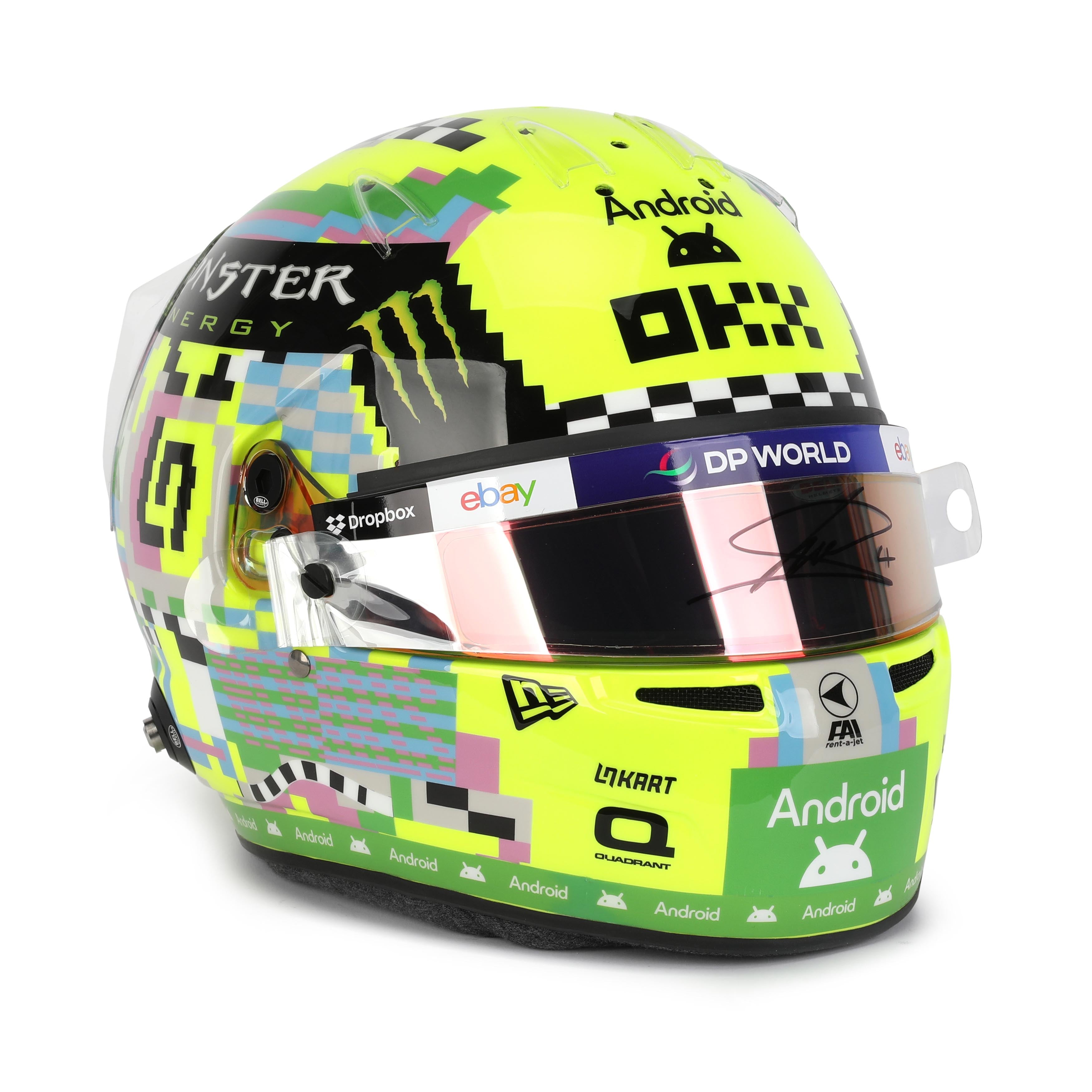 Lando Norris 2024 Signed Replica Helmet - British GP