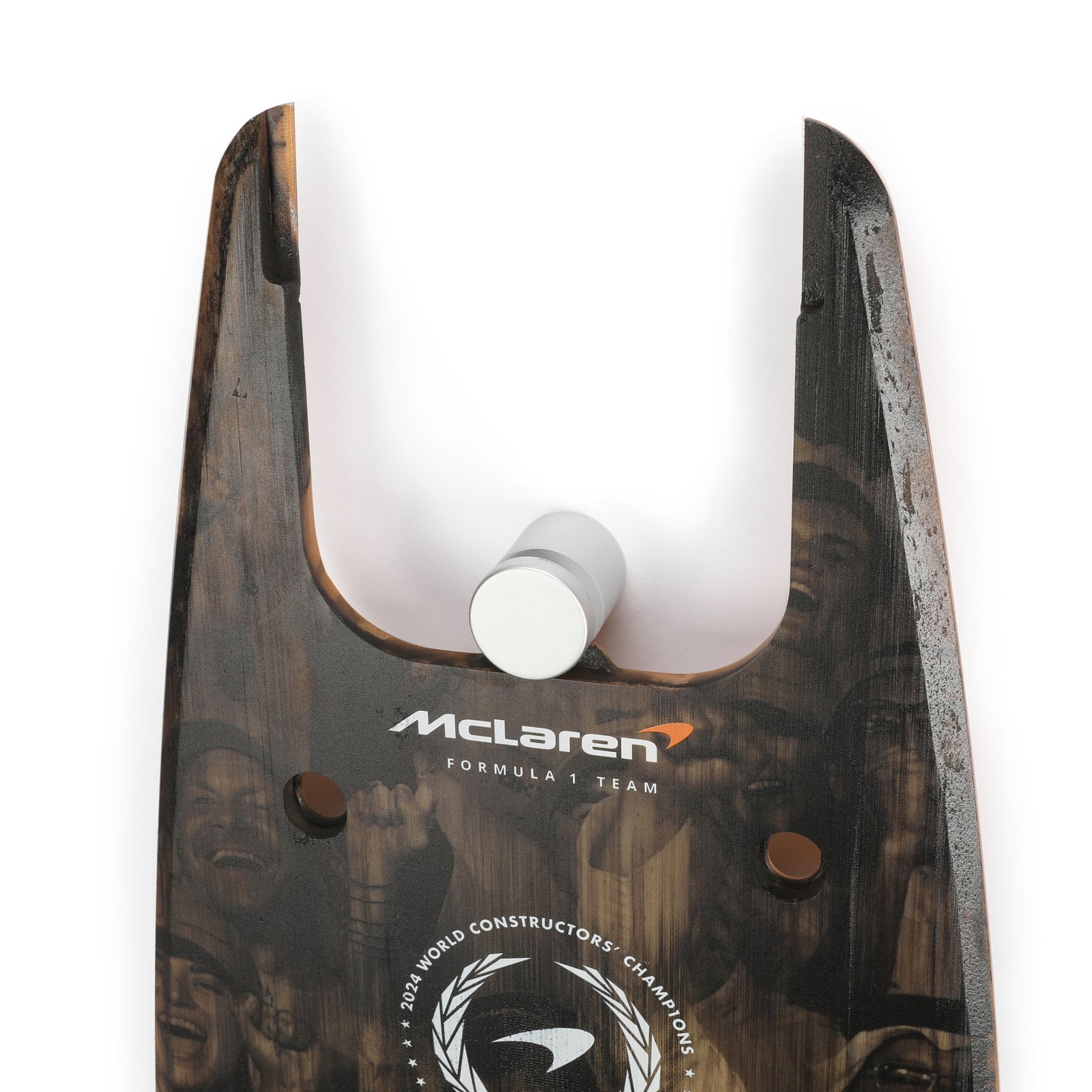 Lando Norris 2024 McLaren Formula One Team Race Used Front Skid Plank Wall Art - Bahrain GP