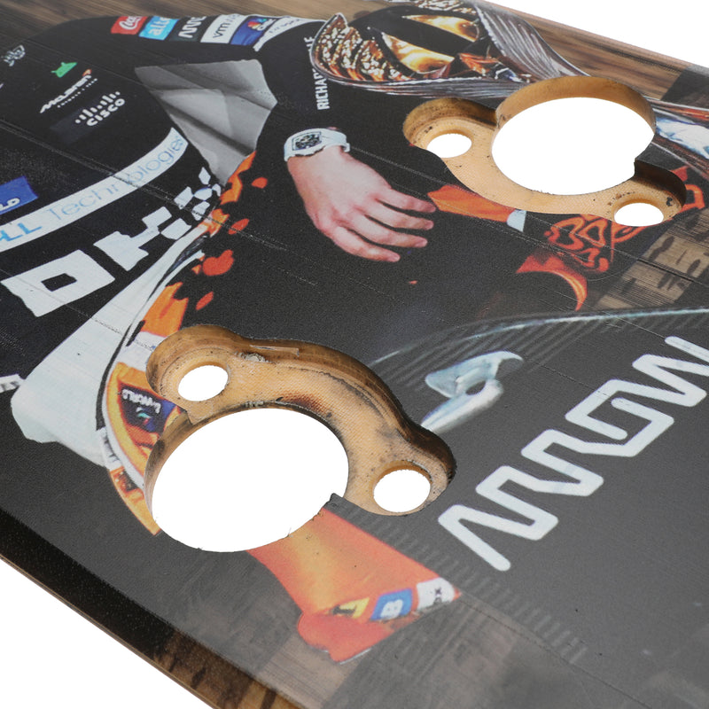 Lando Norris 2024 McLaren Formula One Team Race Used Front Skid Plank Wall Art - Bahrain GP