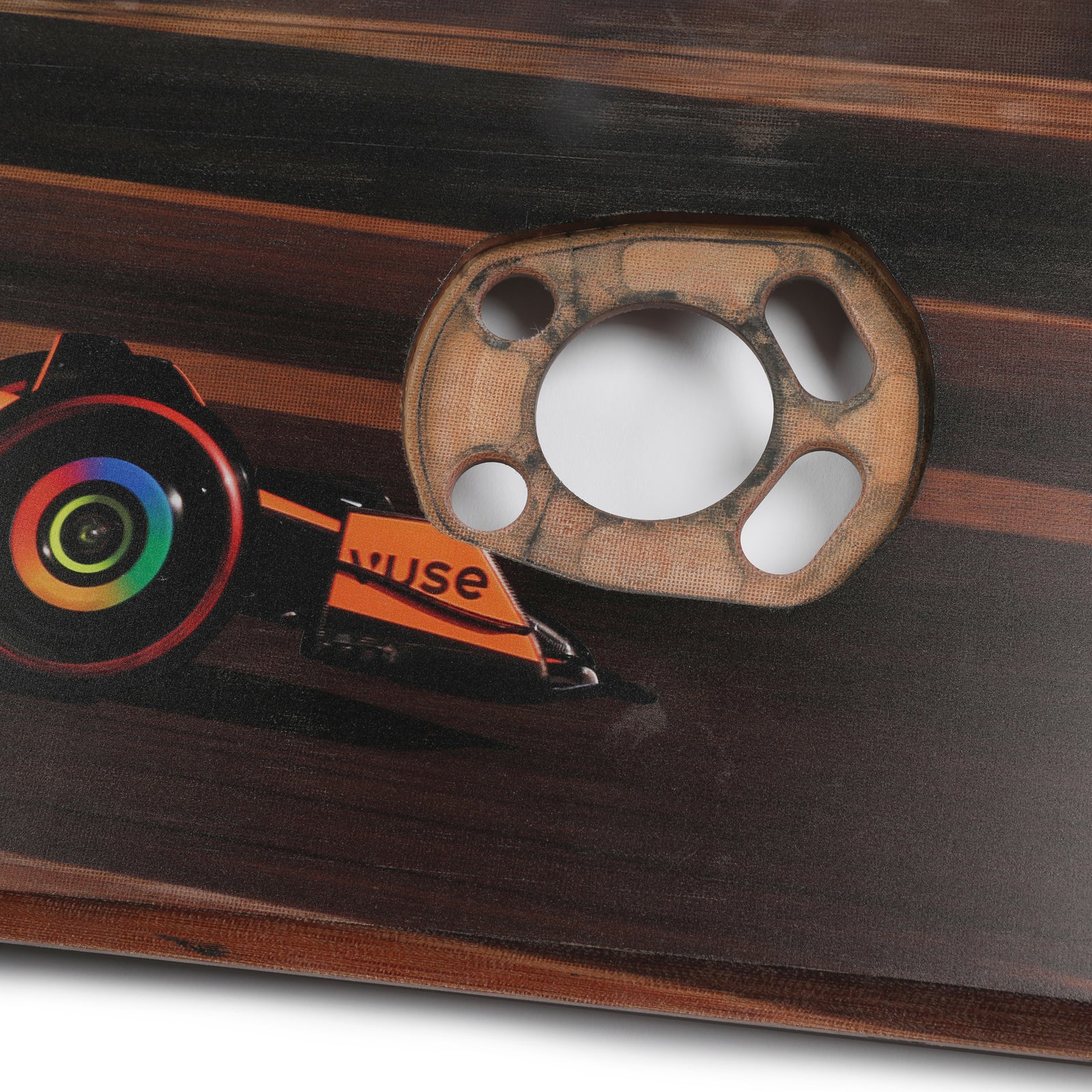 Lando Norris 2024 McLaren Formula One Team Grand Prix Used Rear Skid Plank Wall Art - Bahrain