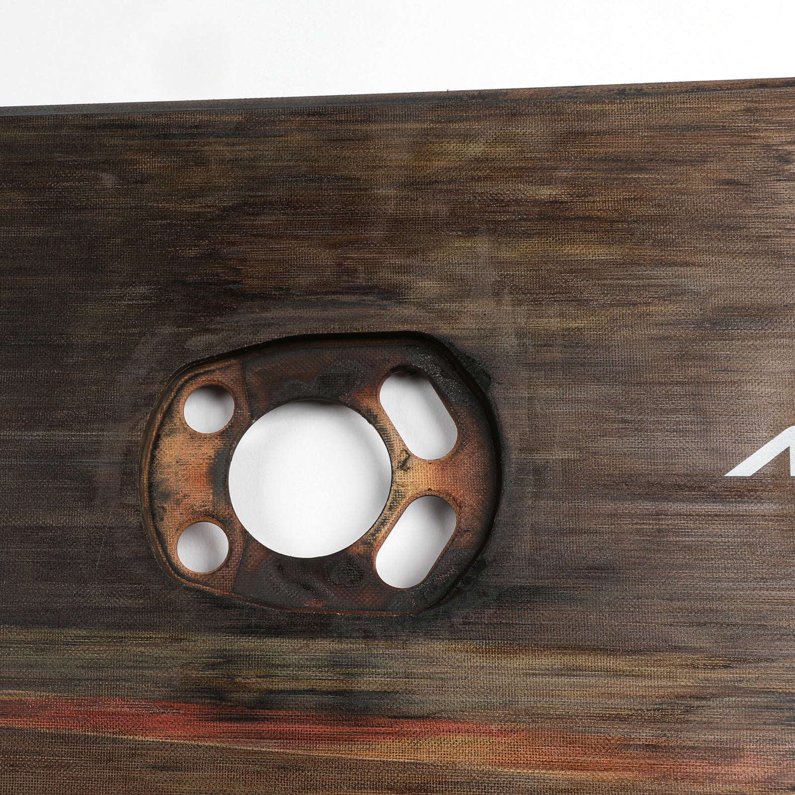 Lando Norris 2024 McLaren Formula One Team Grand Prix Used Rear Skid Plank Wall Art - Belgian GP