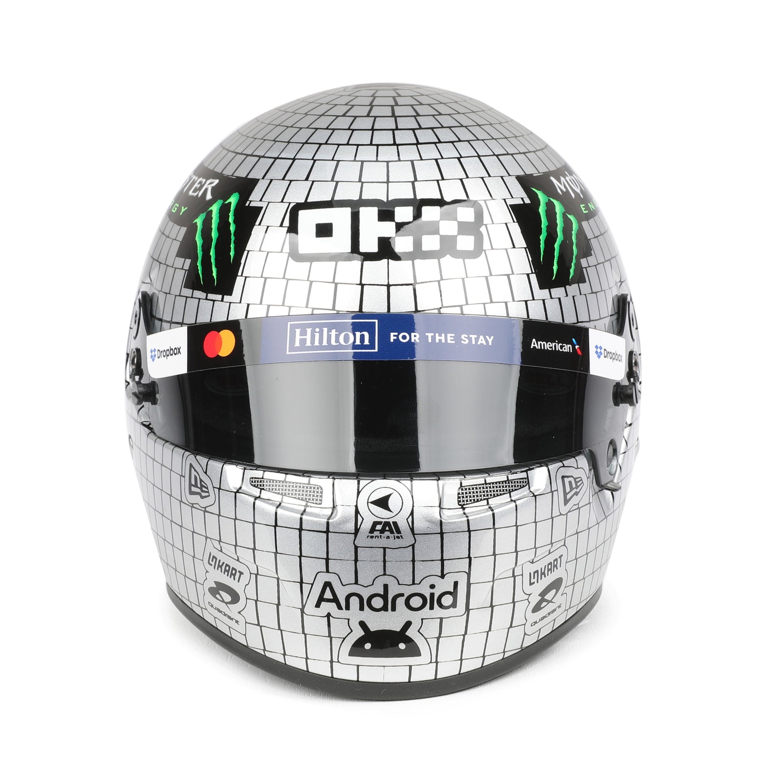 Lando Norris 2025 ‘Disco Ball’ 1:2 Scale Helmet – Miami GP Edition