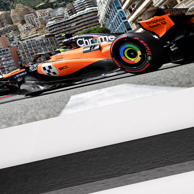 Lando Norris 2025 McLaren Framed Photo - Monaco GP