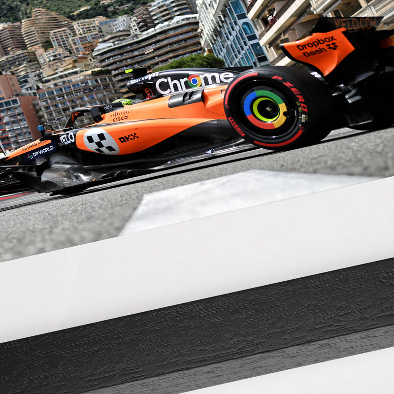 Lando Norris 2025 McLaren Framed Photo - Monaco GP