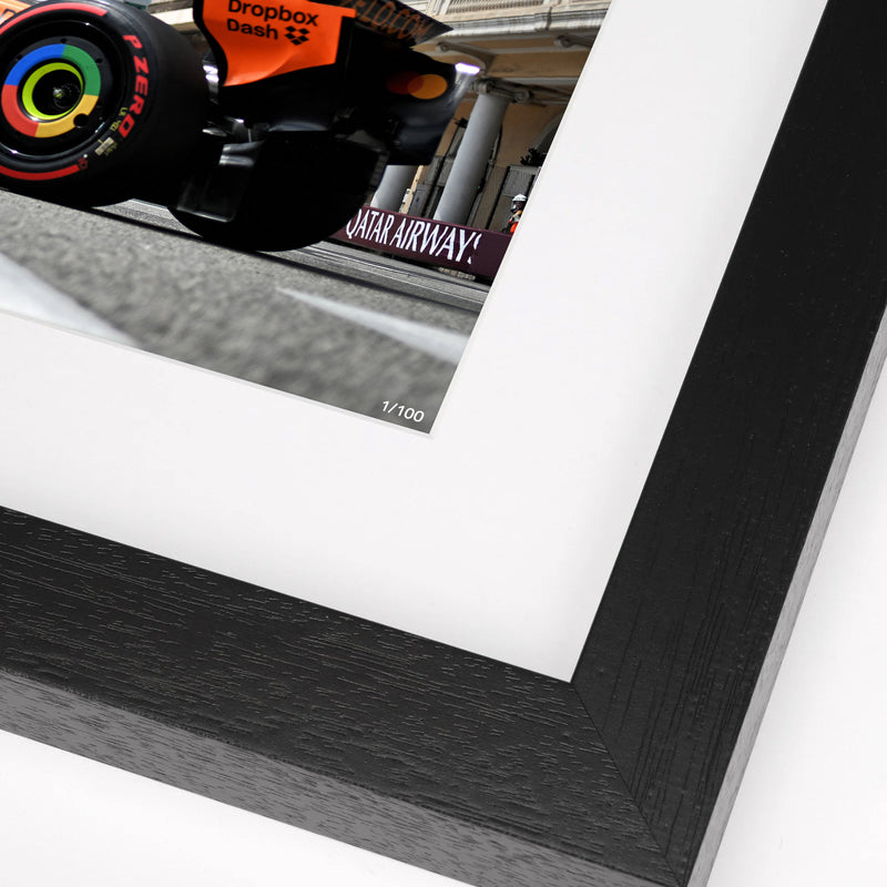 Lando Norris 2025 McLaren Framed Photo - Monaco GP