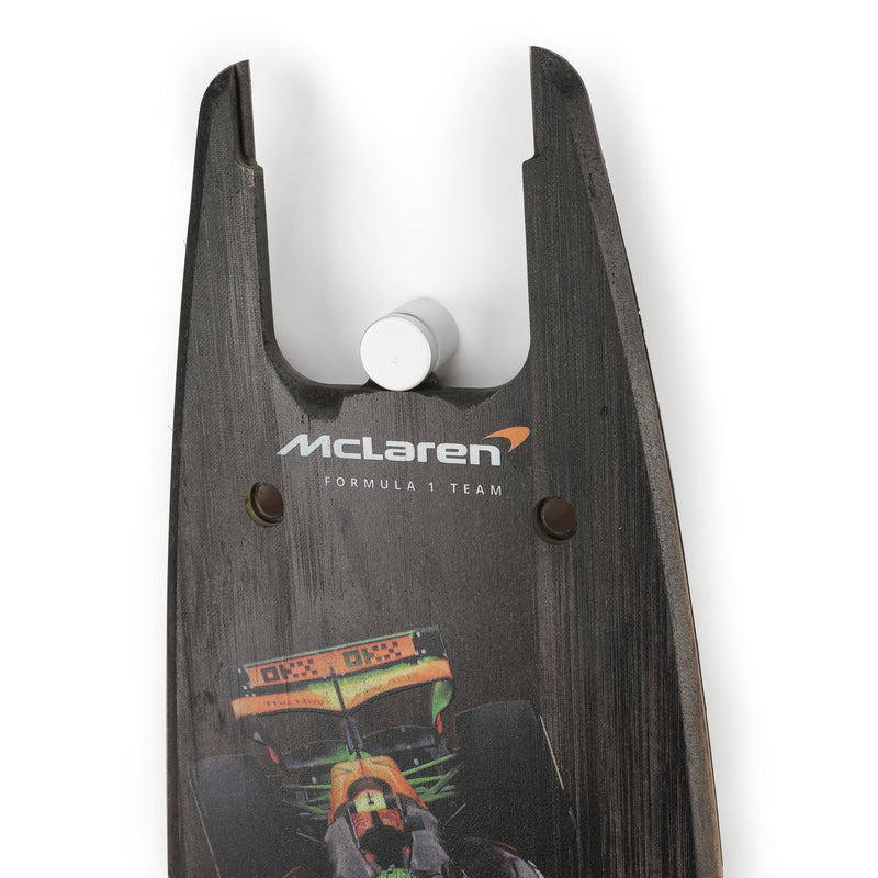 Lando Norris 2025 McLaren Formula 1 Team Grand Prix Used Front Skid Plank Wall Art - Abu Dhabi