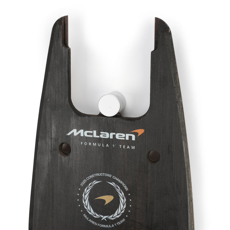 Lando Norris 2025 McLaren F1 Team Grand Prix Used Front Skid Plank Wall Art - Mexican GP
