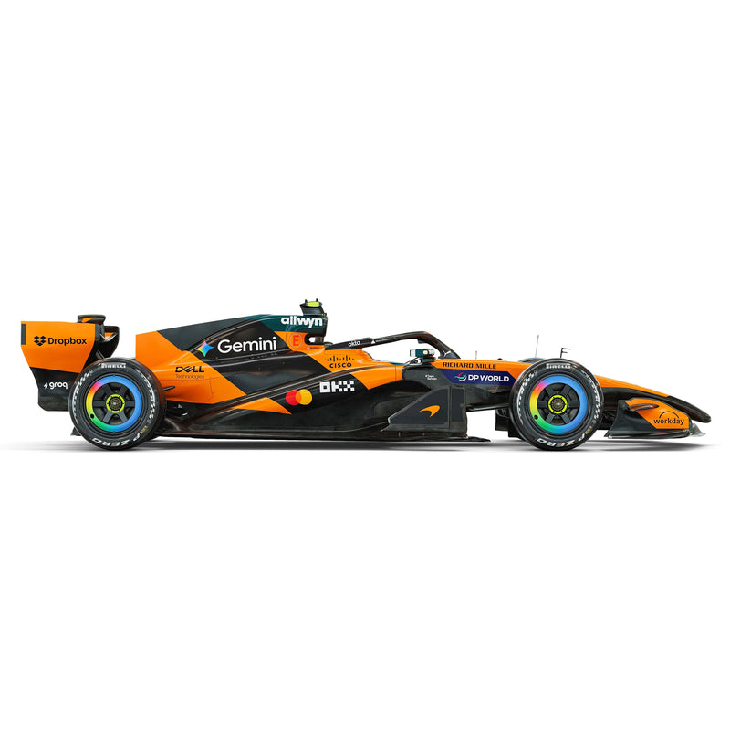 Lando Norris 2026 McLaren MCL40 1:8 Scale Model - Miami GP Amalgam Collection