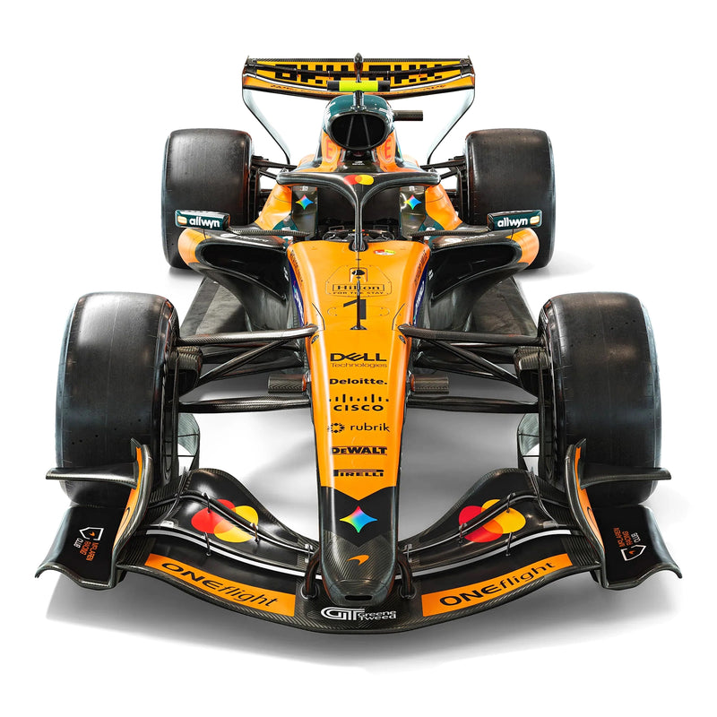 Lando Norris 2026 McLaren MCL40 1:8 Scale Model - Miami GP Amalgam Collection