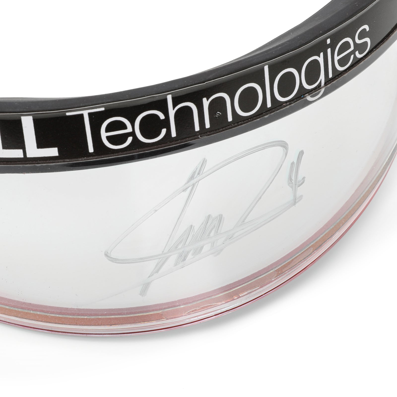 LOT 737 - Lando Norris 2022 McLaren Helmet Visor – Barcelona Test Used Signed