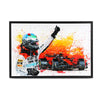 'Lando 2023 Silverstone' Hand Embellished Canvas – David Johnson