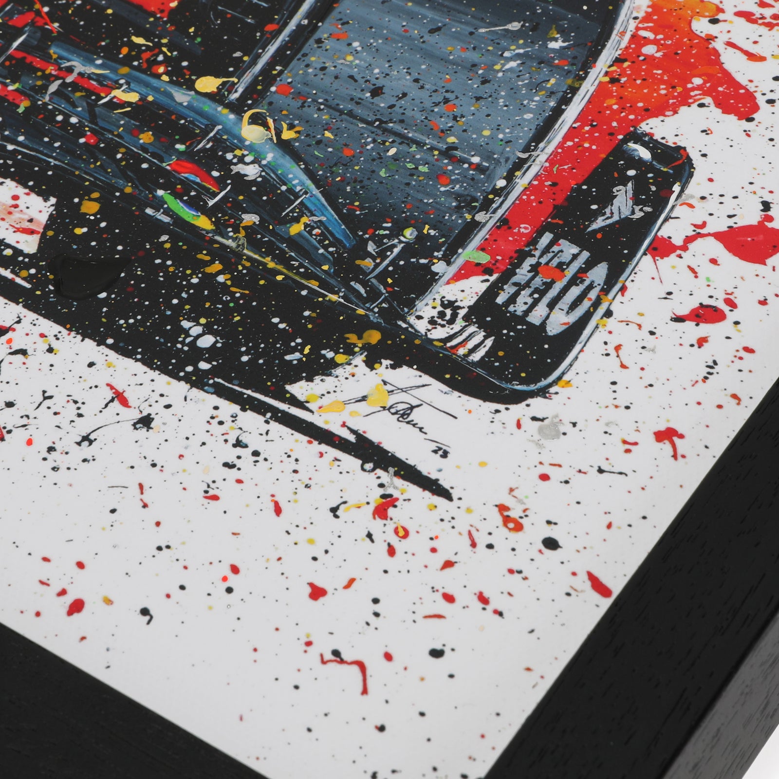 'Lando 2023 Silverstone' Hand Embellished Canvas – David Johnson