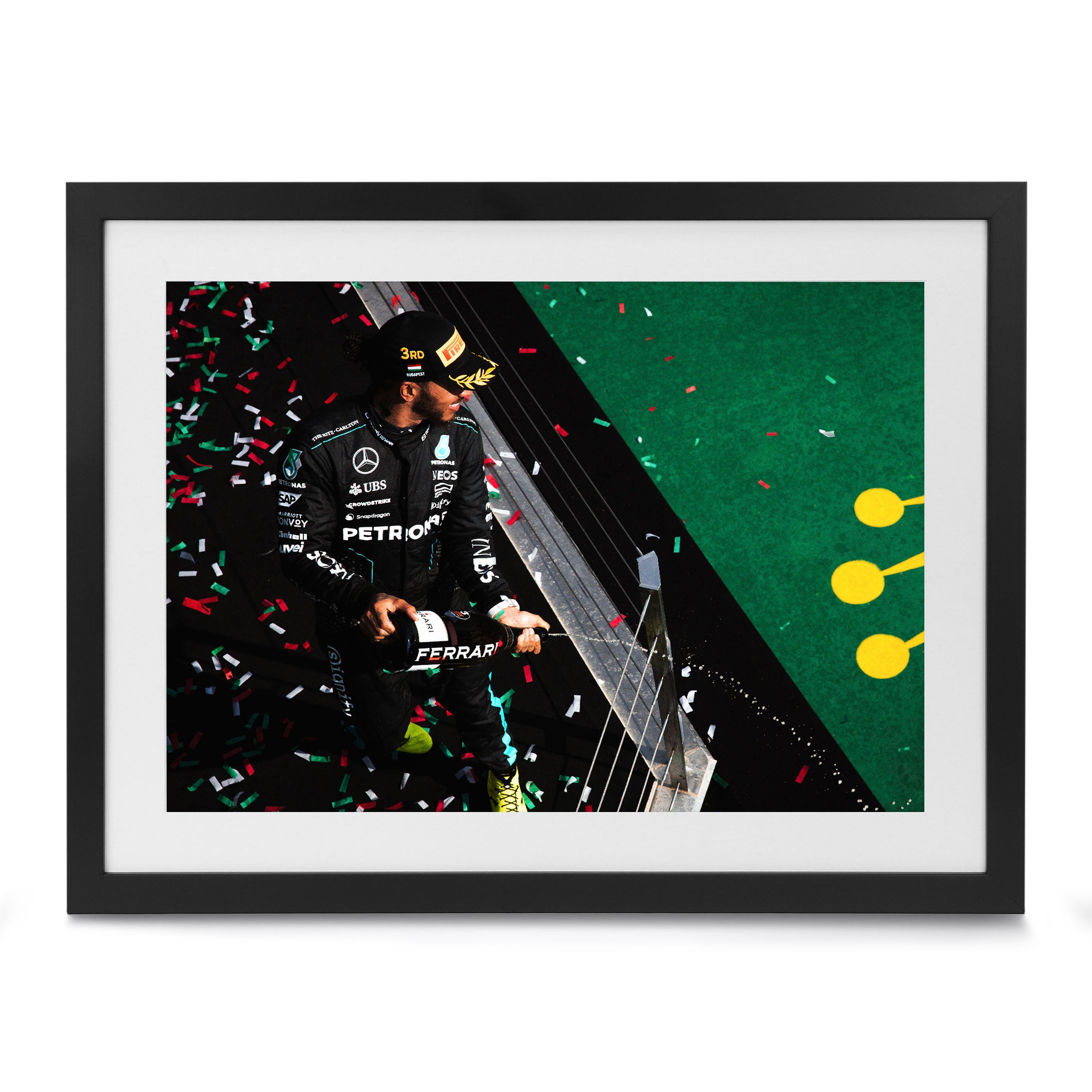 Lewis Hamilton 2024 ‘200th Podium’ Print – Hungarian GP