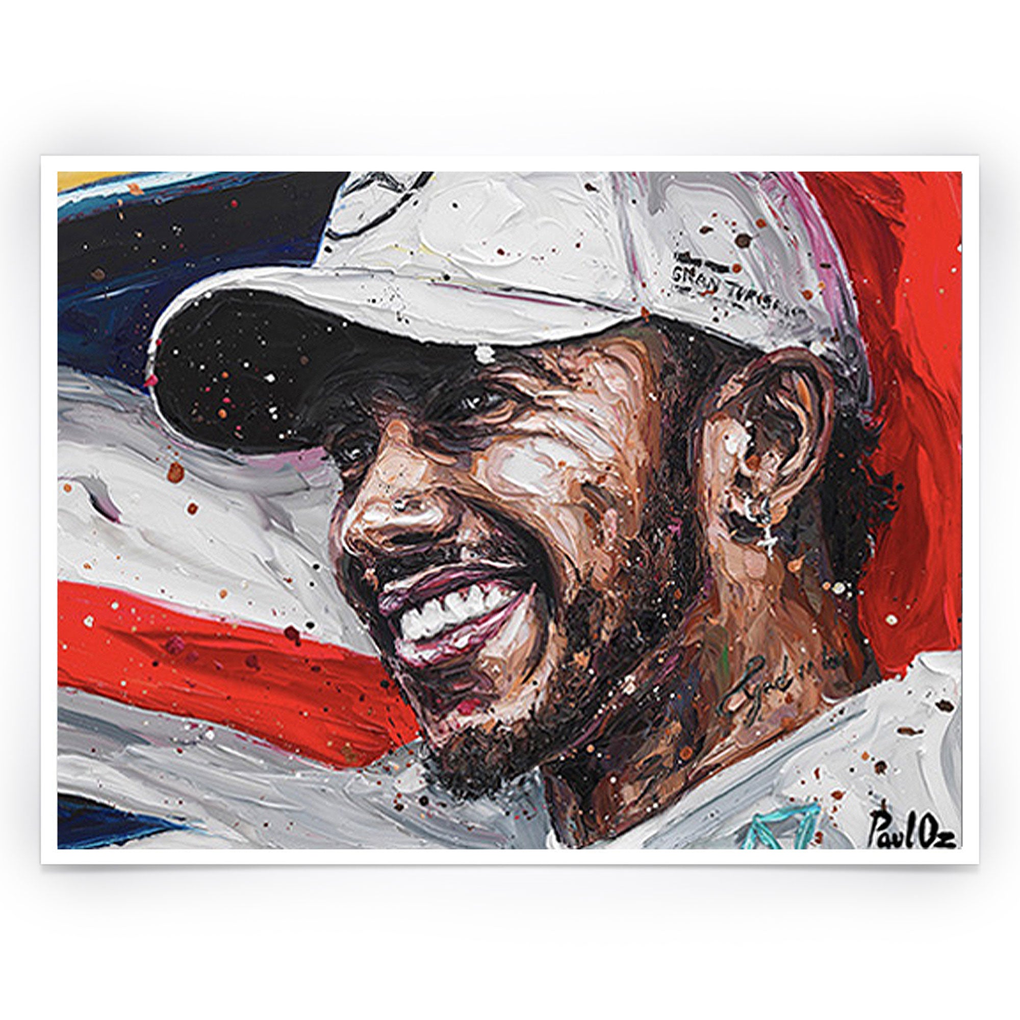 Lewis Hamilton 2018 'World Champion' Print - Paul Oz