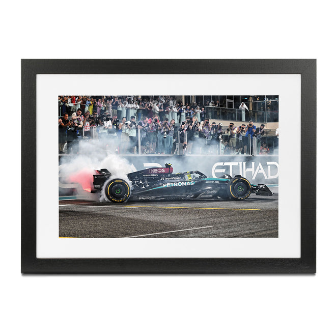 Lewis Hamilton 2024 Mercedes AMG Petronas Print - The Farewell - Abu Dhabi GP