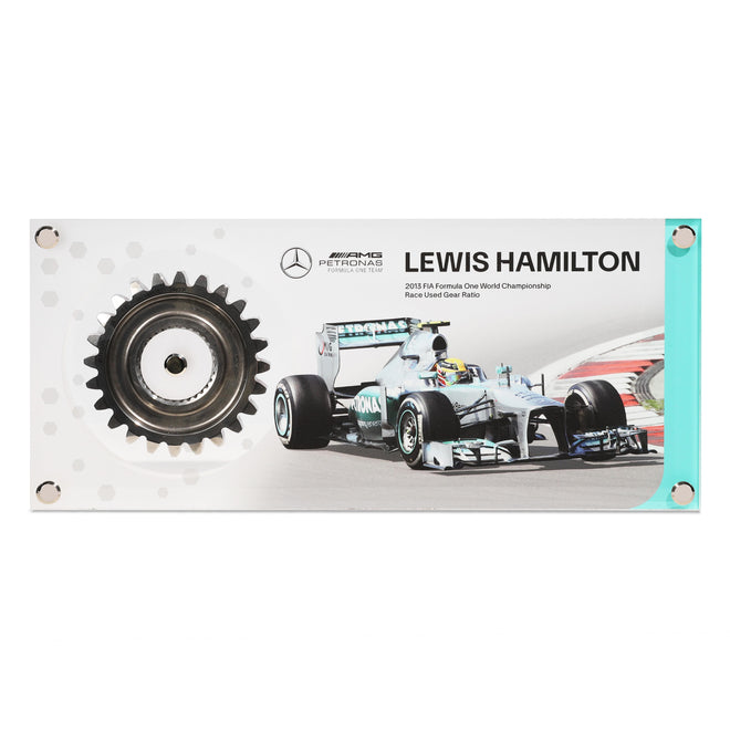 Lewis Hamilton 2013 Mercedes-AMG Petronas F1 team Gear Ratio in Acrylic