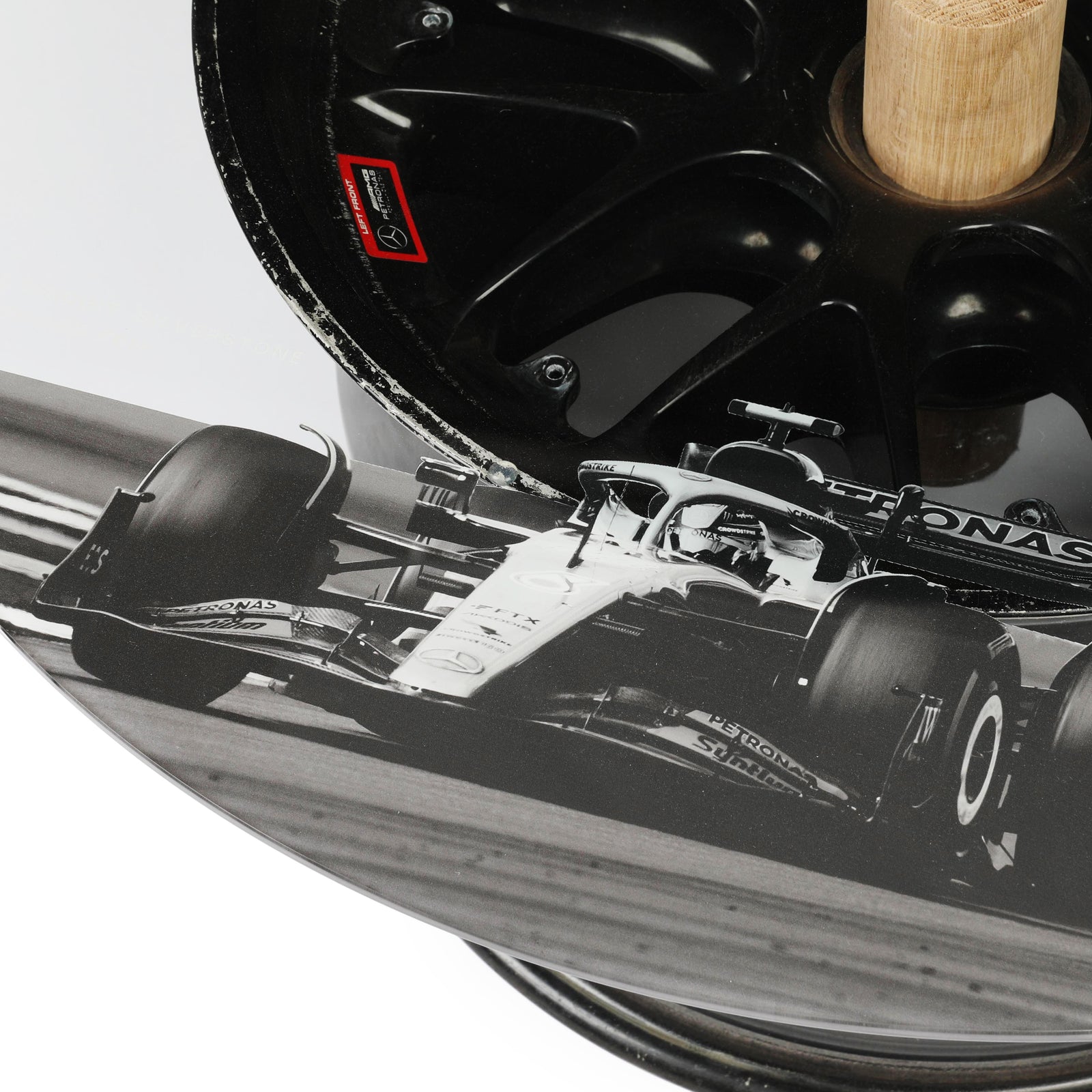 Lewis Hamilton Mercedes AMG Petronas Wheel Rim Coffee Table – Silverstone 2022
