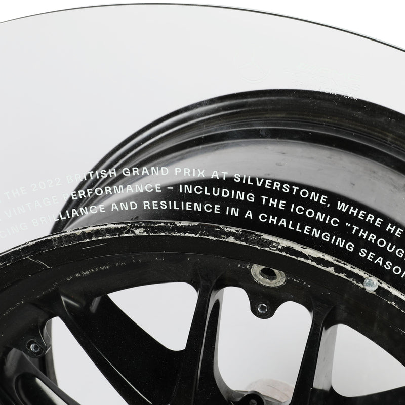 Lewis Hamilton Mercedes AMG Petronas Wheel Rim Coffee Table – Silverstone 2022