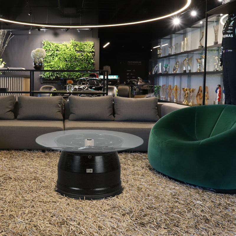 Lewis Hamilton Mercedes AMG Petronas Wheel Rim Coffee Table – Silverstone 2022