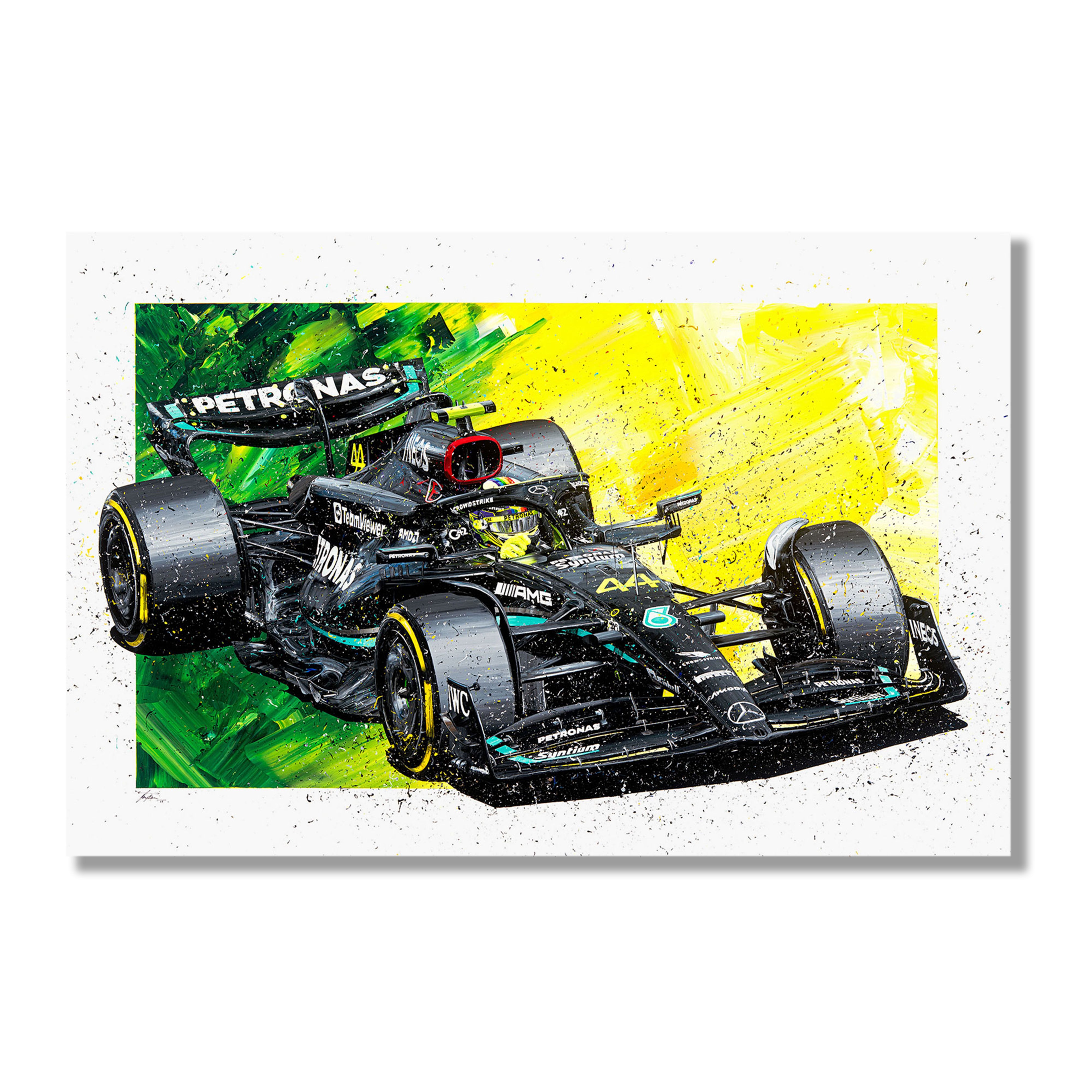 Lewis Hamilton 2023 Giclee Print – David Johnson