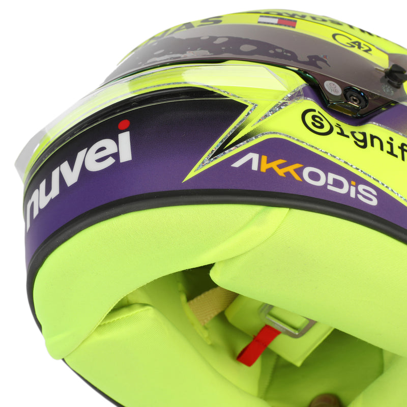 Lewis Hamilton 2024 Mercedes Helmet - Abu Dhabi GP Replica