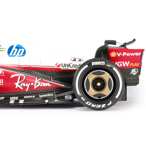 Amalgam Collection 1:8 scale Ferrari SF-25 model celebrating Lewis Hamilton's 2025 Italian Grand Prix campaign