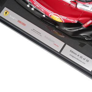 Amalgam Collection Lewis Hamilton 2025 Ferrari SF-25 1:8 scale model from the Italian Grand Prix display