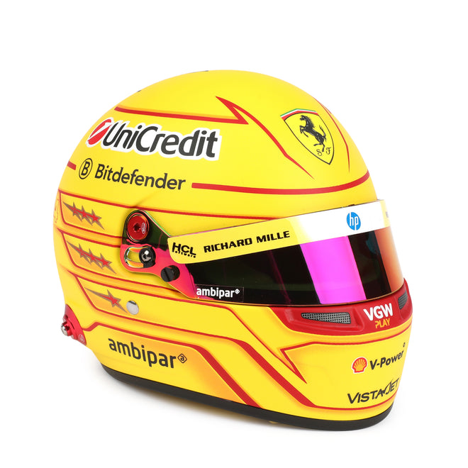 Lewis Hamilton  2025 Season Ferrari 1:2 Scale Helmet