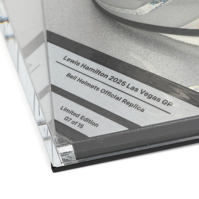 Miami Auction LOT 005 - Lewis Hamilton 2025 Ferrari Helmet – Las Vegas GP Bell Replica