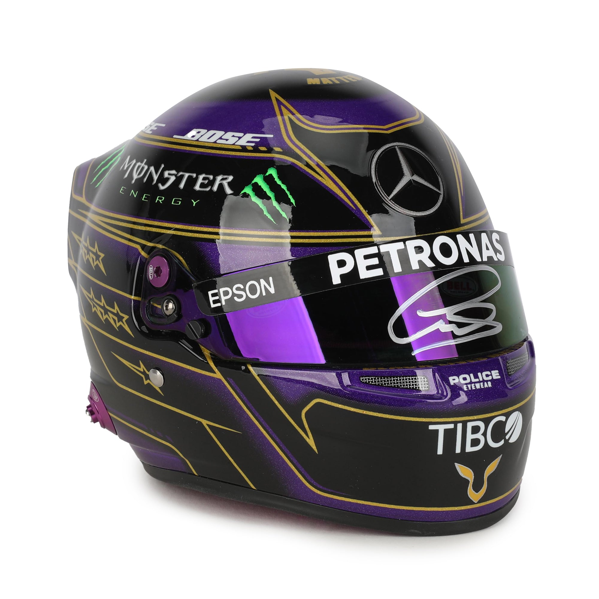Lewis Hamilton Abu Dhabi 2020 Signed 1:2 Scale Helmet