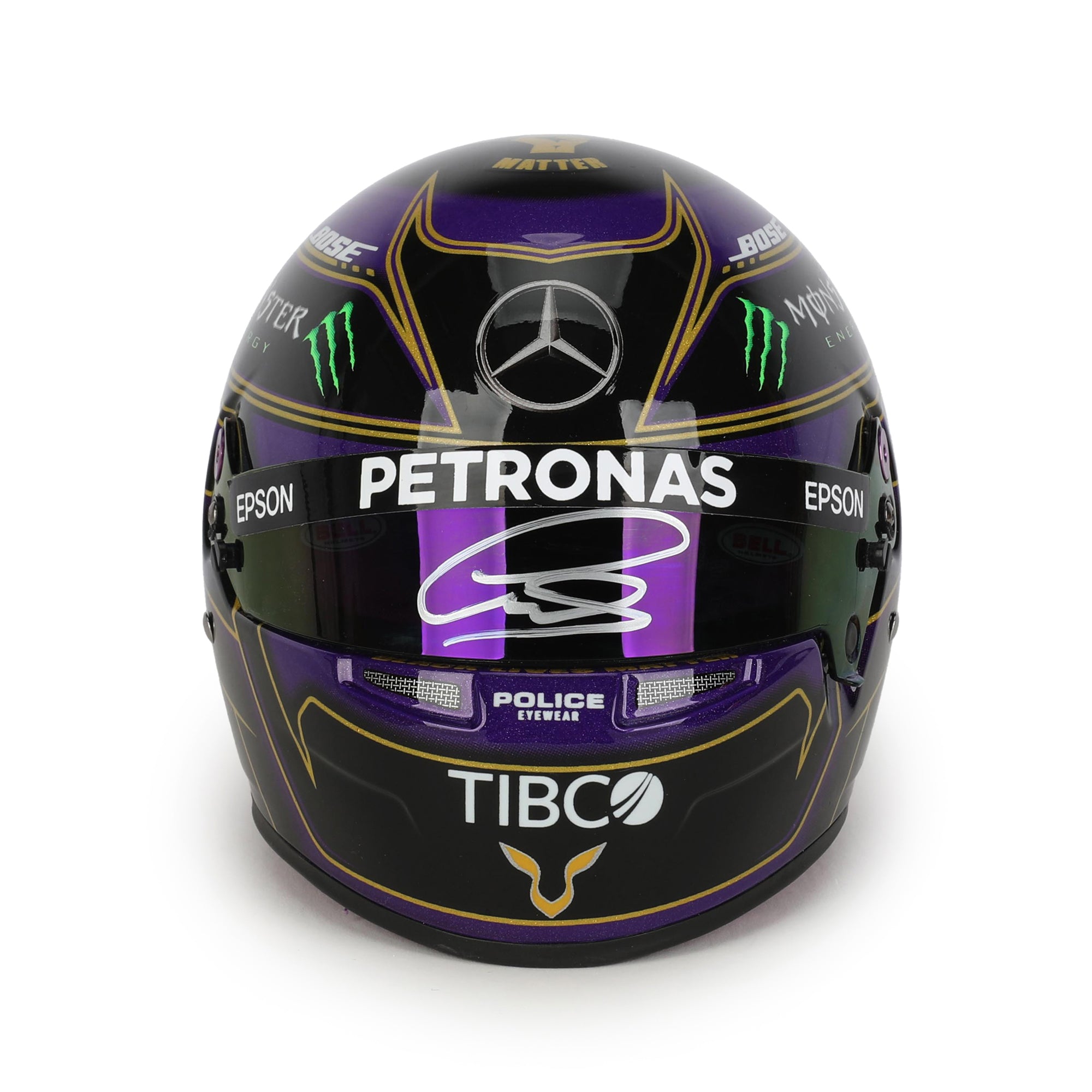 Lewis Hamilton Abu Dhabi 2020 Signed 1:2 Scale Helmet