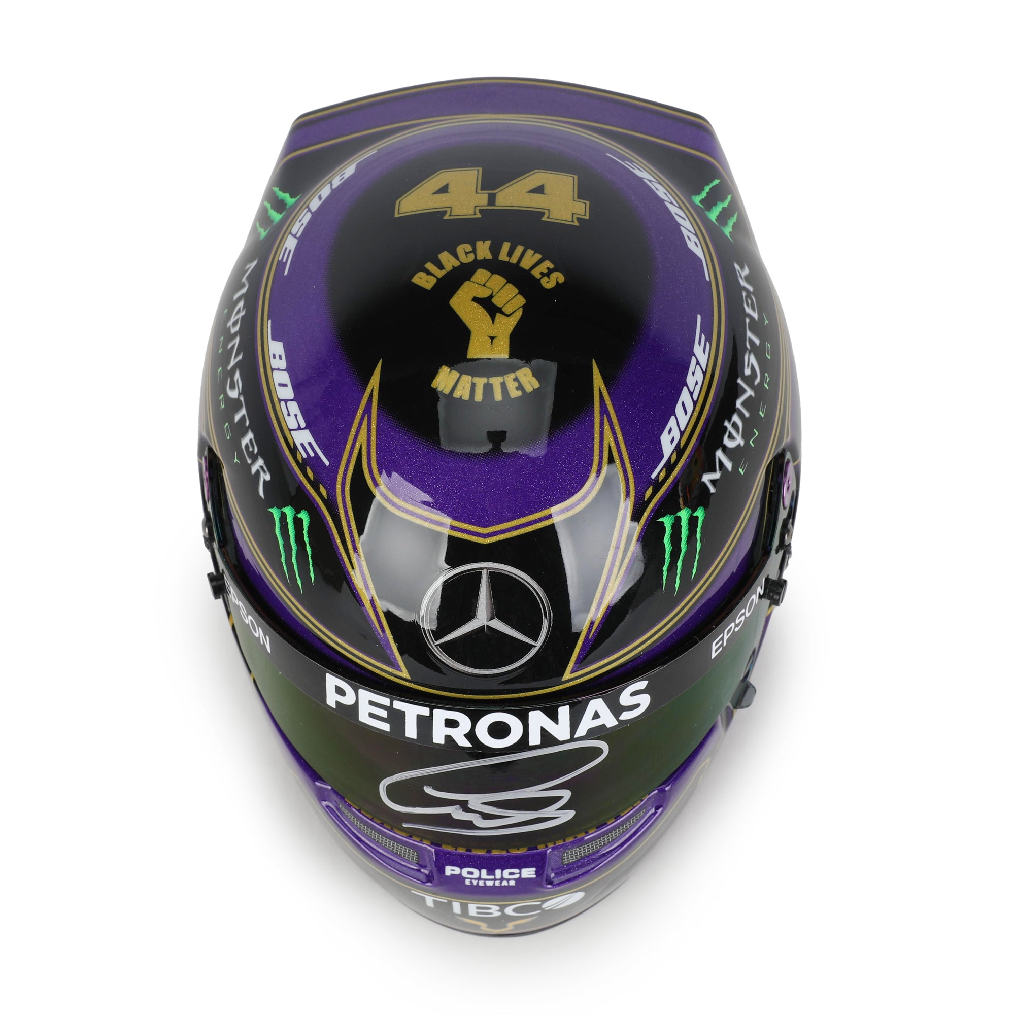Lewis Hamilton Abu Dhabi 2020 Signed 1:2 Scale Helmet