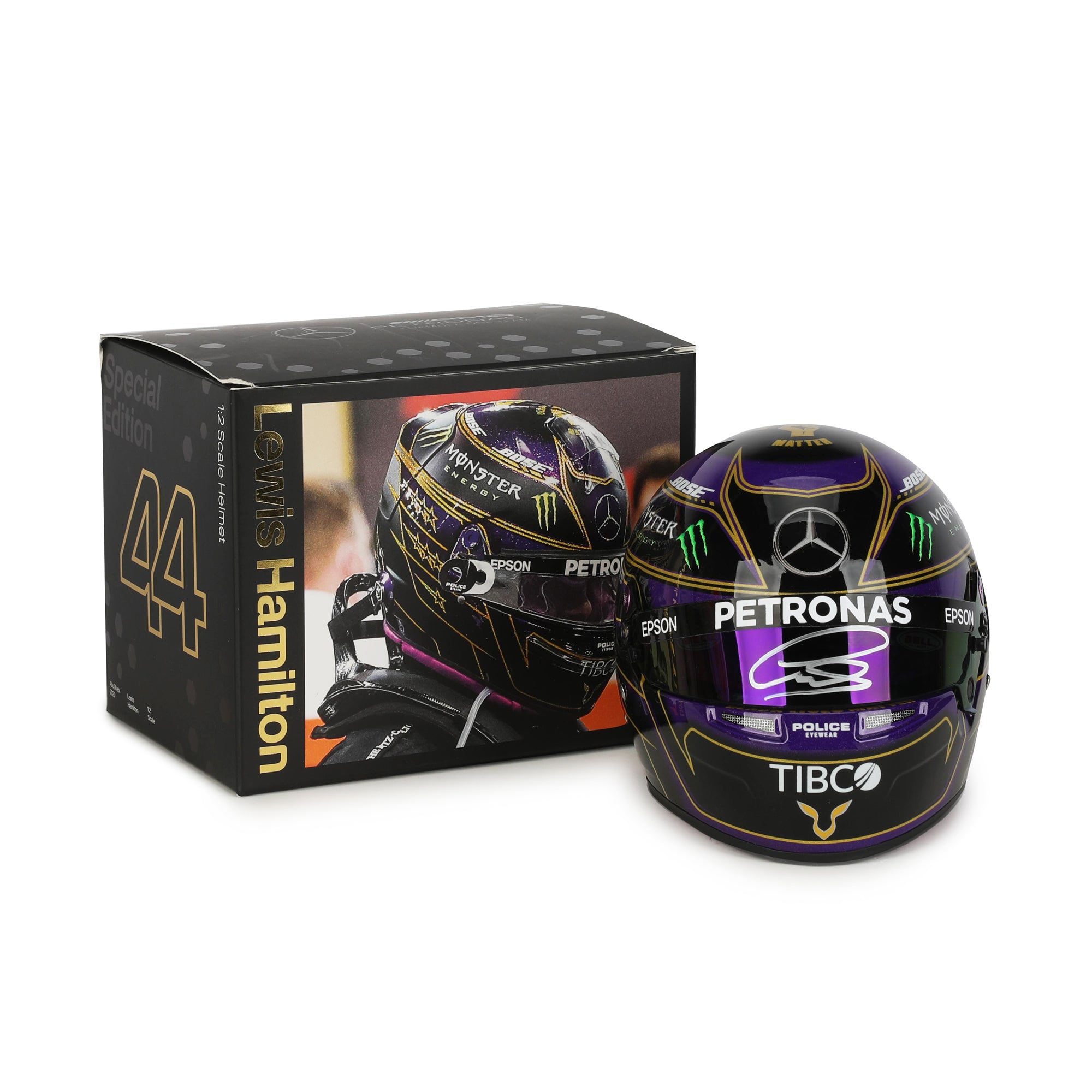 Lewis Hamilton Abu Dhabi 2020 Signed 1:2 Scale Helmet