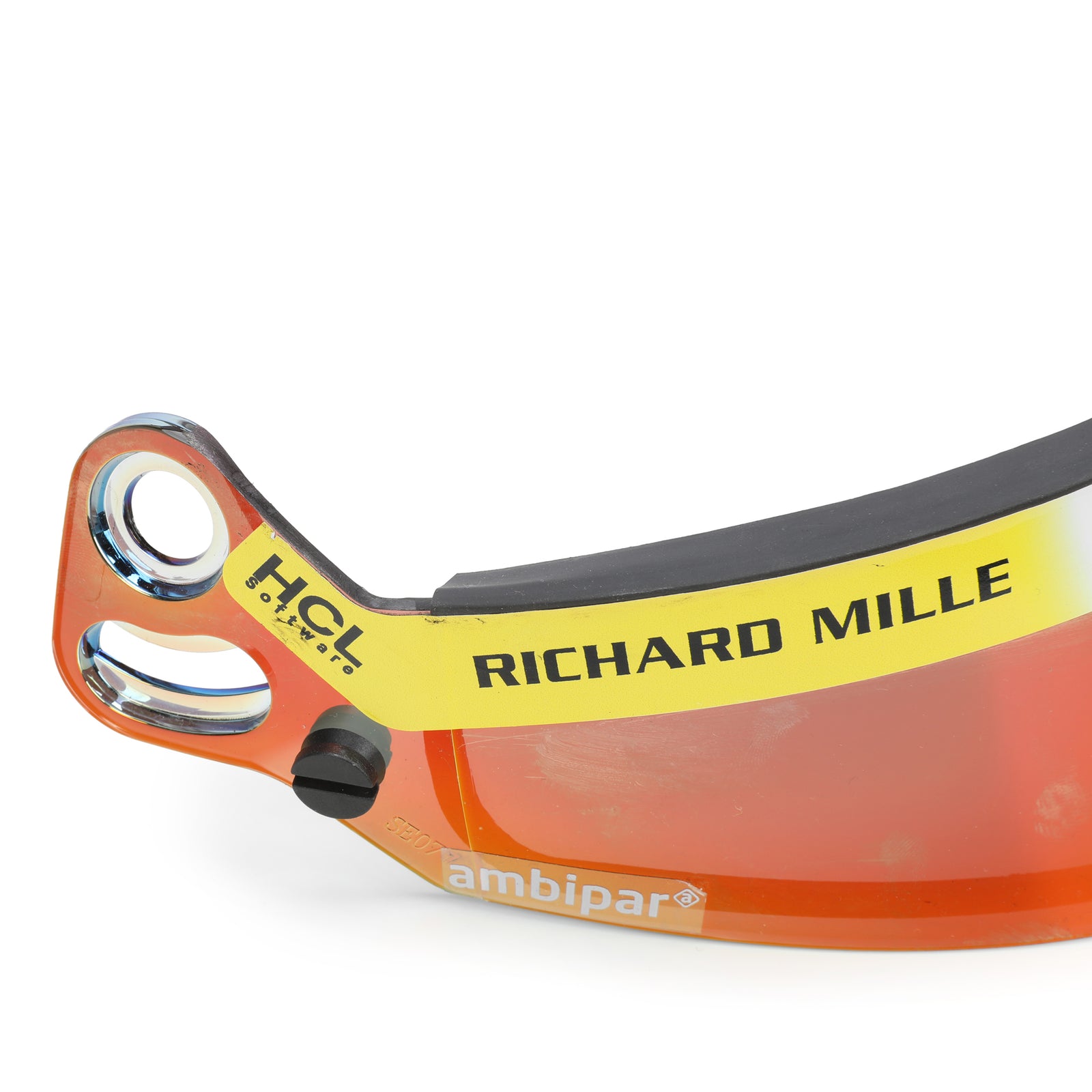 LOT 736 - Lewis Hamilton 2025 Ferrari Visor – Weekend Used Signed