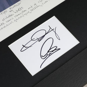 LOT 003 - Lewis Hamilton & Nico Rosberg Signed Monaco Grand Prix 2014 "The Rivals" Art Print