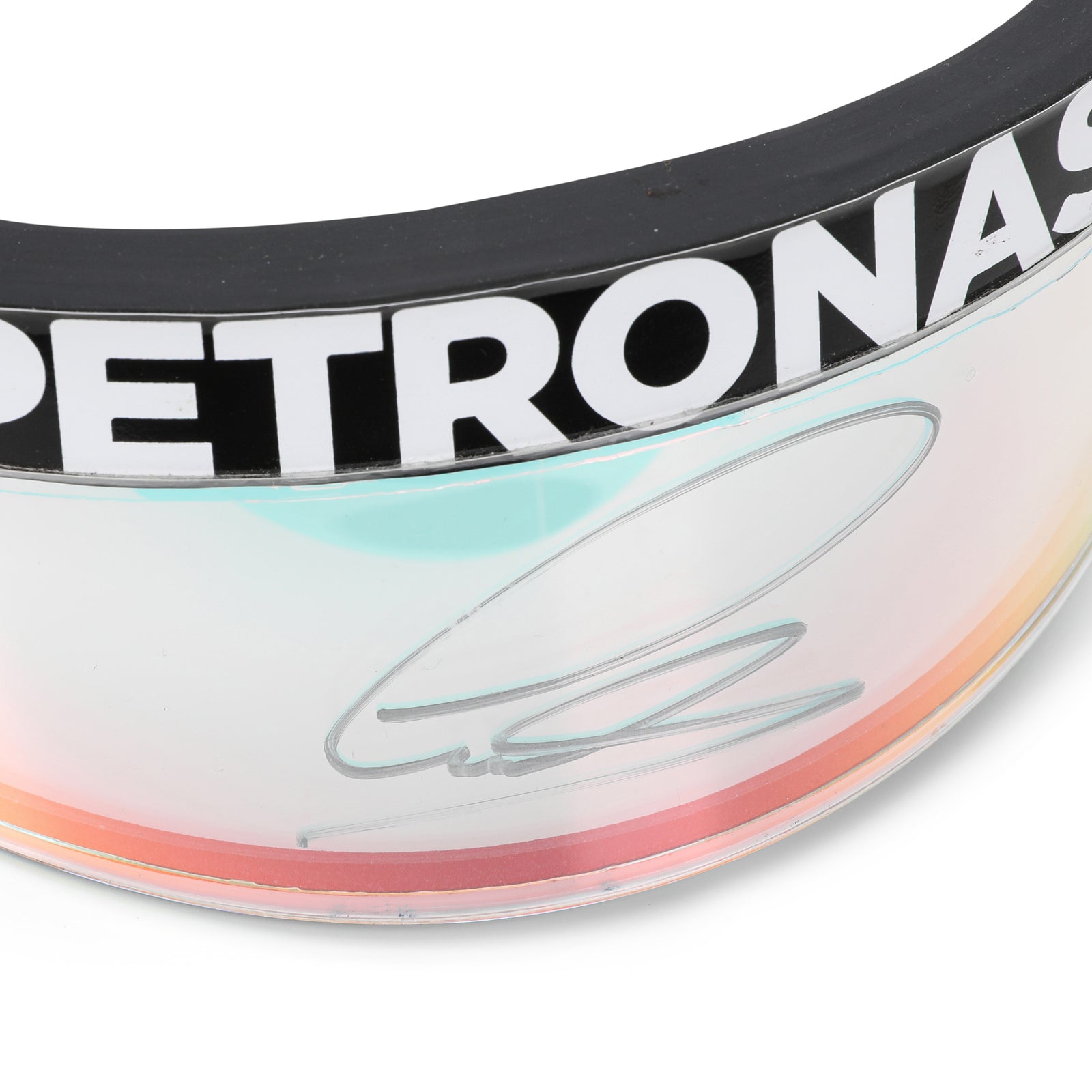 LOT 648 - Lewis Hamilton Mercedes 2019 Visor - Used Signed