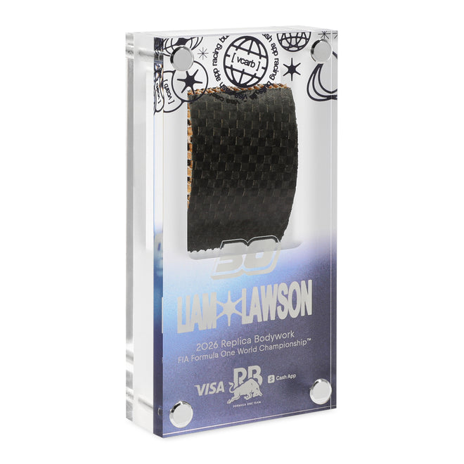Visa Cash App Racing Bulls acrylic display replica bodywork Liam Lawson 2026 F1 collectible