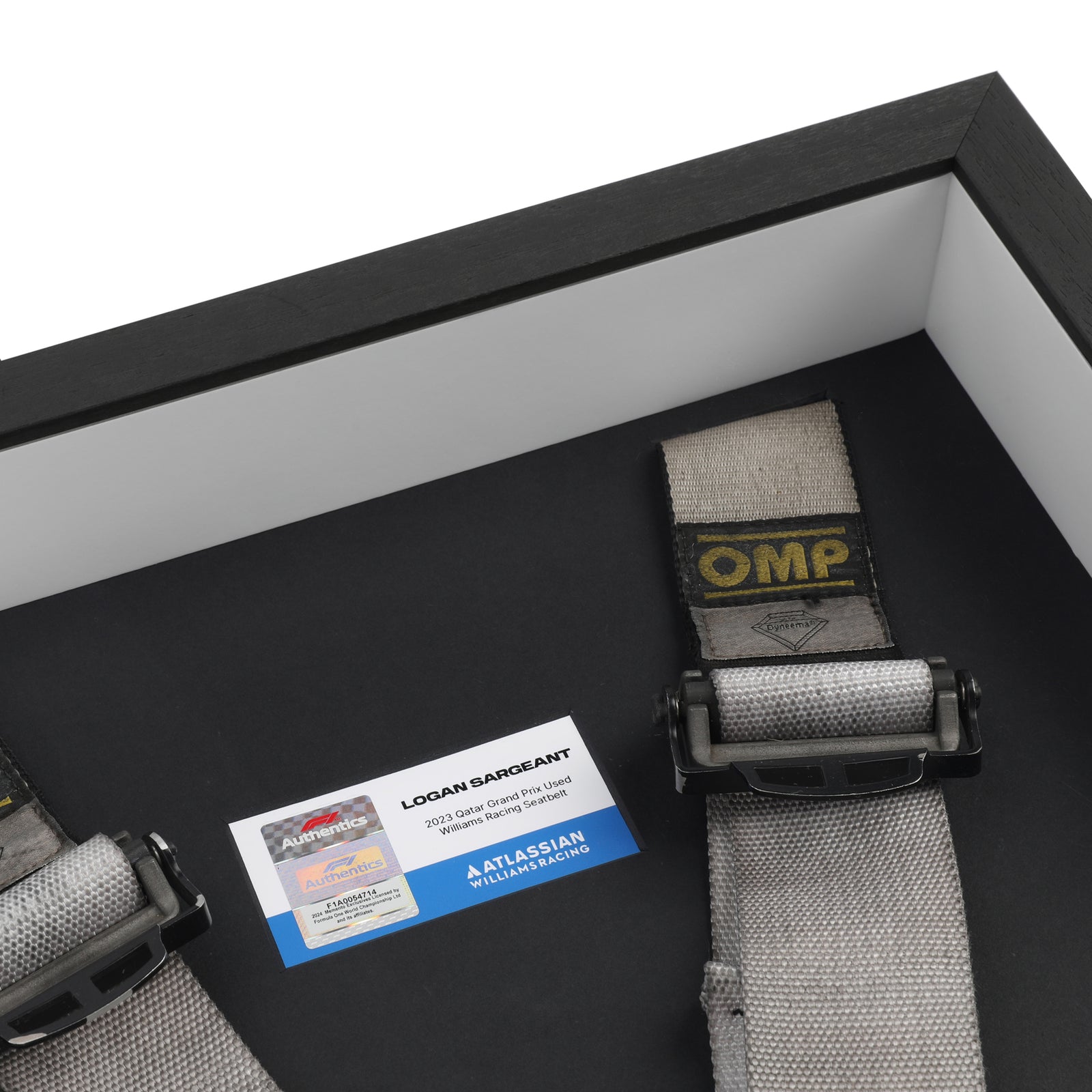 LOT 723 - Logan Sargeant 2023 Grand Prix Used Williams Racing Seat Belts - Qatar GP