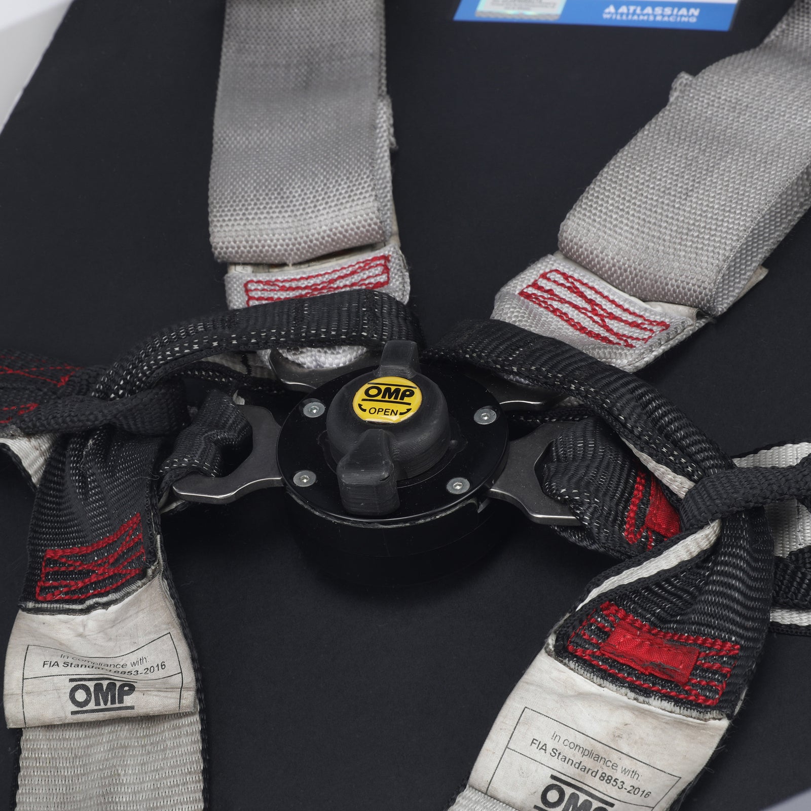 LOT 723 - Logan Sargeant 2023 Grand Prix Used Williams Racing Seat Belts - Qatar GP