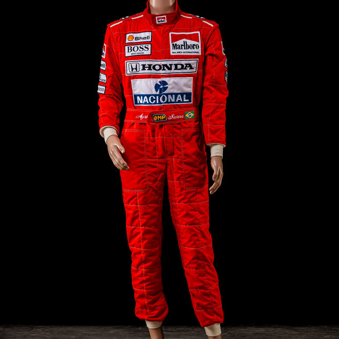 Ayrton Senna 1991 McLaren Suit - Japan GP OMP Official Replica COA
