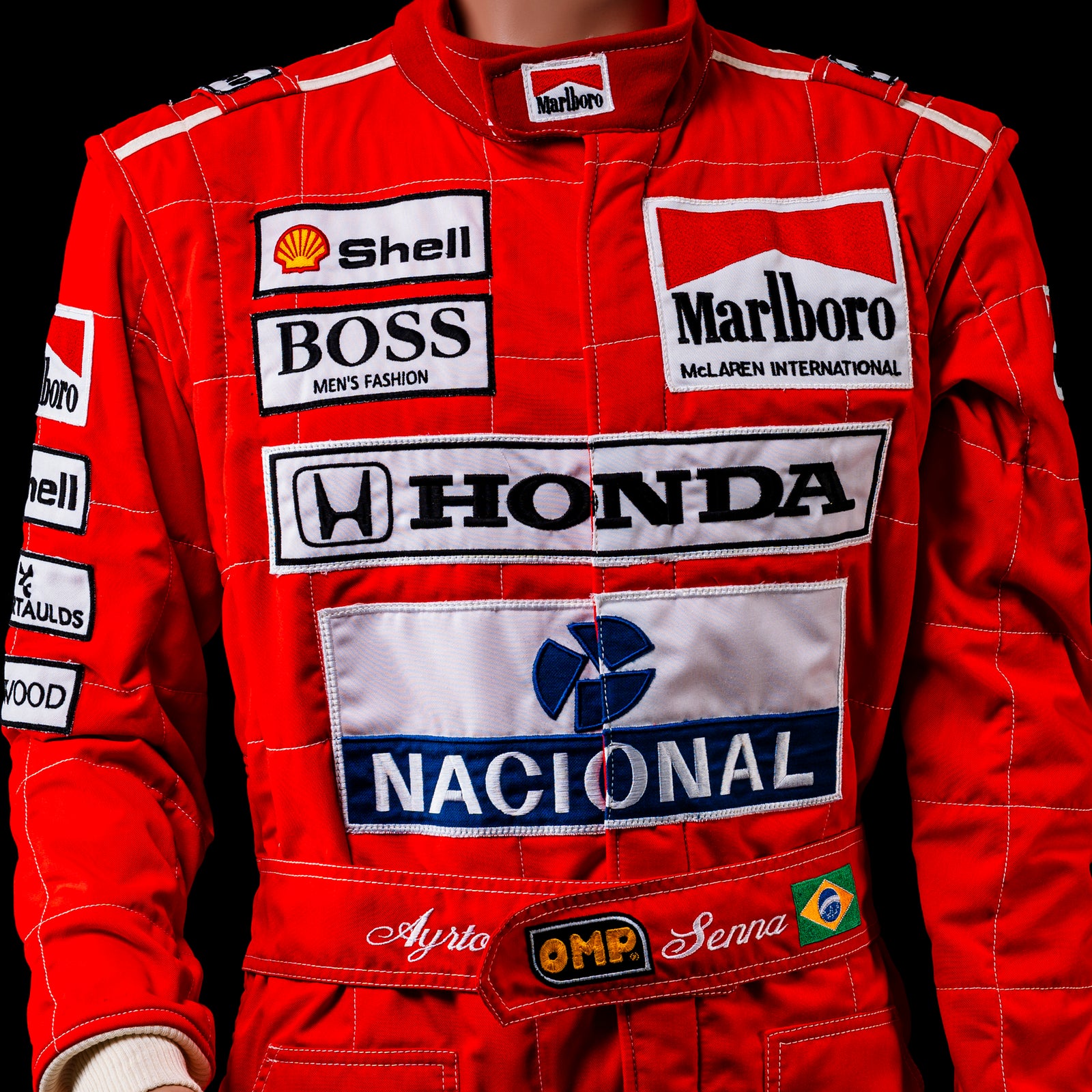 Ayrton Senna 1991 McLaren Suit - Japan GP OMP Official Replica COA