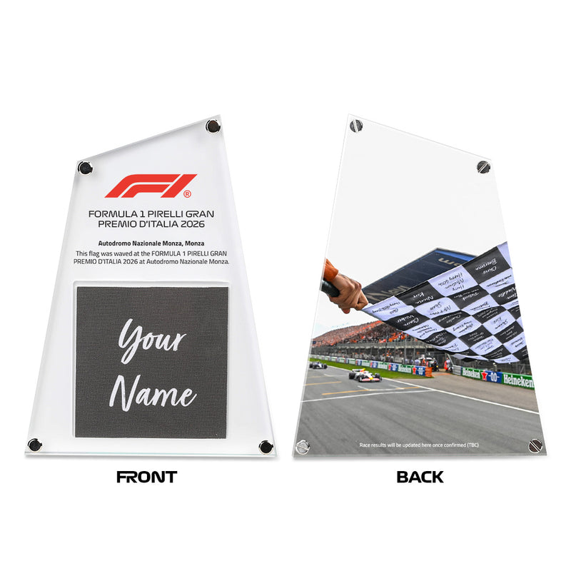 Italian GP 2026 - Personalised F1® Flag