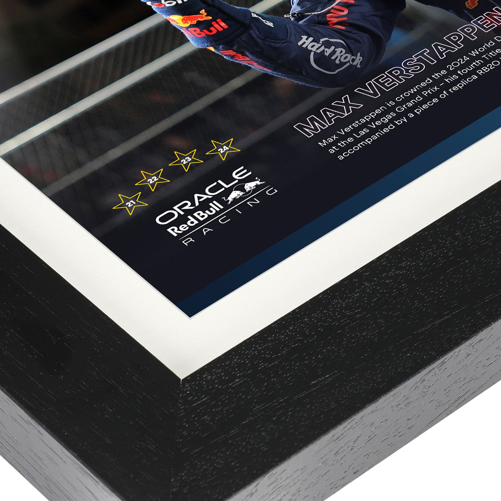 Max Verstappen 2024 'World Champion' Oracle Red Bull Racing Replica Bodywork & Photo