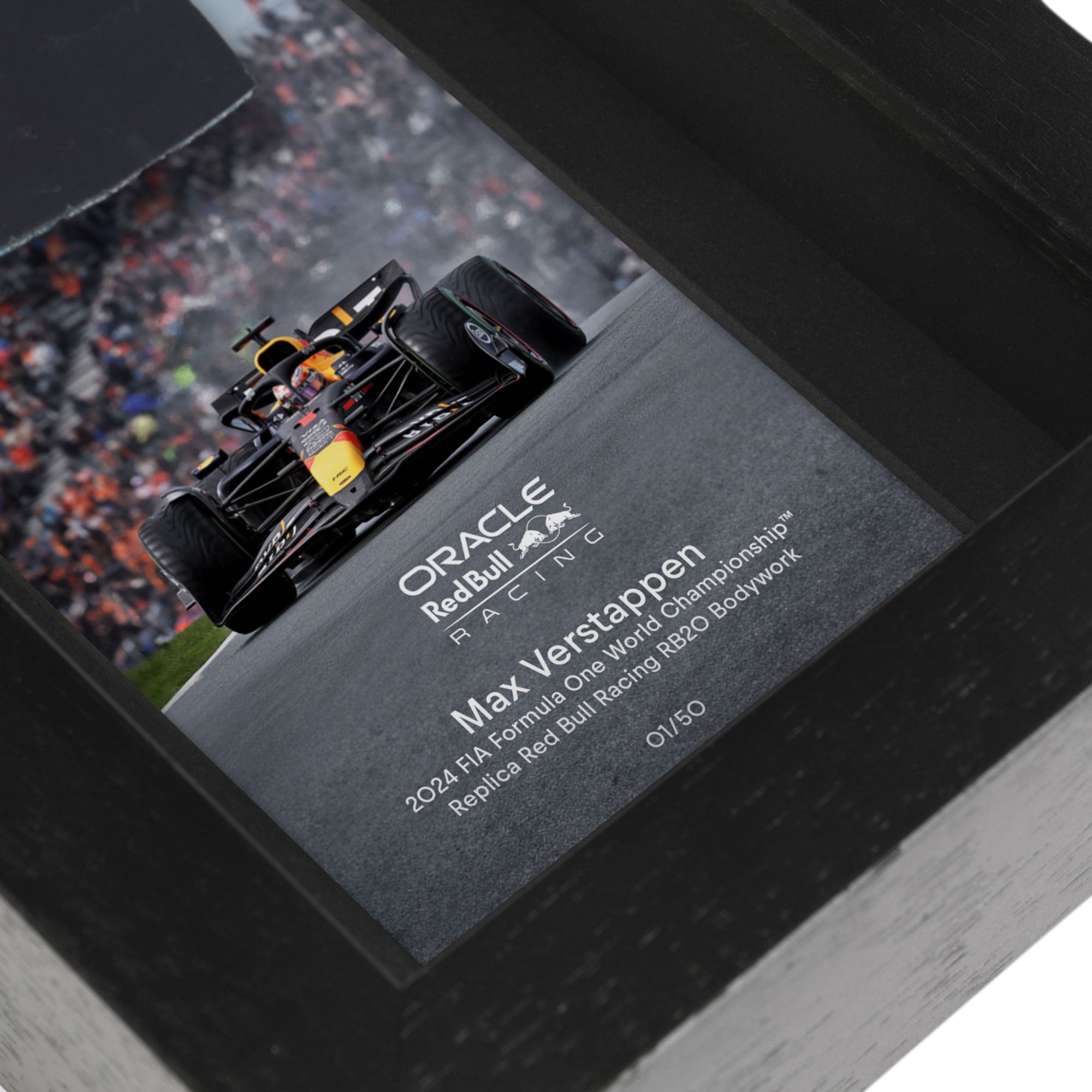 Limited Edition Max Verstappen 2024 Red Bull Racing Desktop Replica Bodywork & Photo