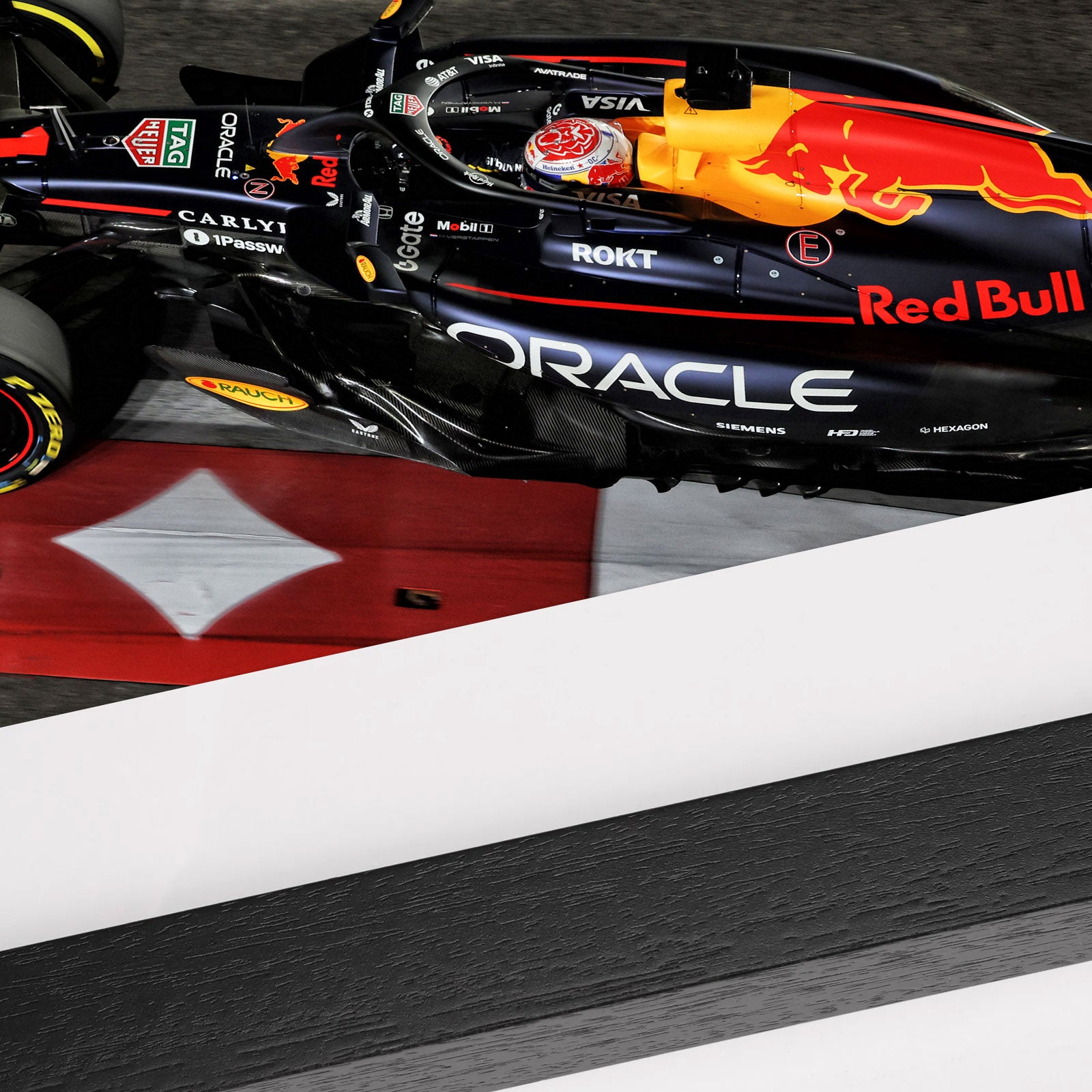 Max Verstappen 2025 Under the Lights Framed Print – Las Vegas GP